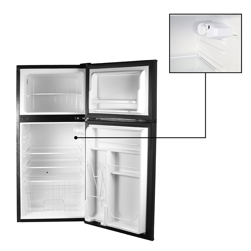 Conserv 19in STAINLESS Compact 2 Door Refrigerator 4.5cf Reversible Door 110V Conserv 19in STAINLESS Compact 2 Door Refrigerator 4.5cf Reversible Door 110V