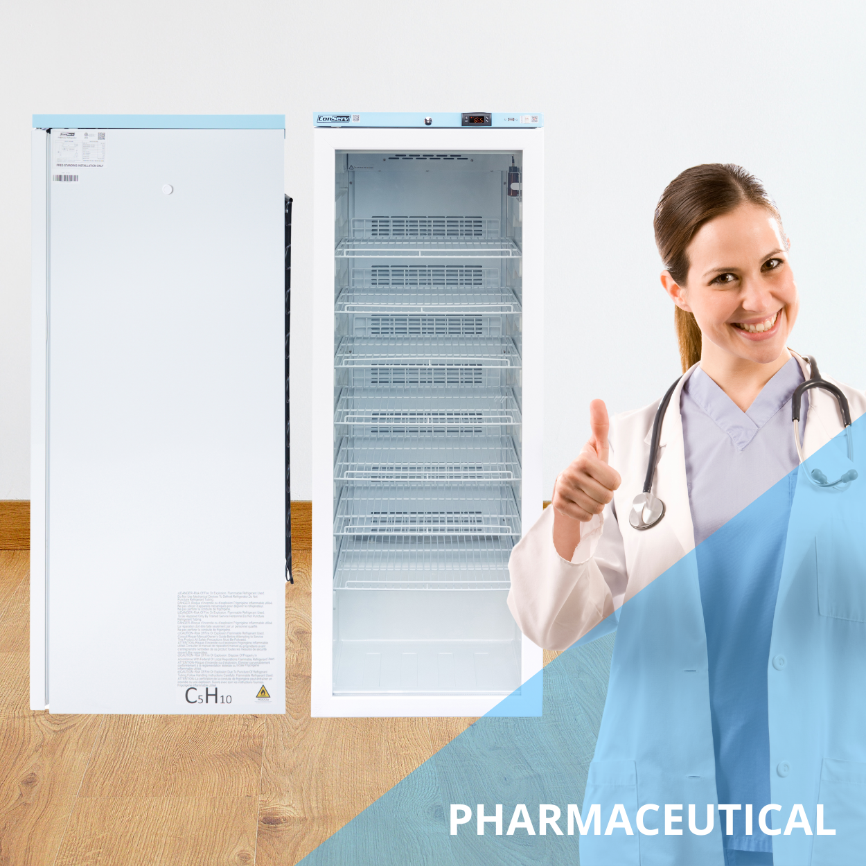 Conserv 24in COMMERCIAL/PHARMACEUTICAL Refrigerator 12.7cf WIFI 110V Conserv 24in COMMERCIAL/PHARMACEUTICAL Refrigerator 12.7cf WIFI 110V