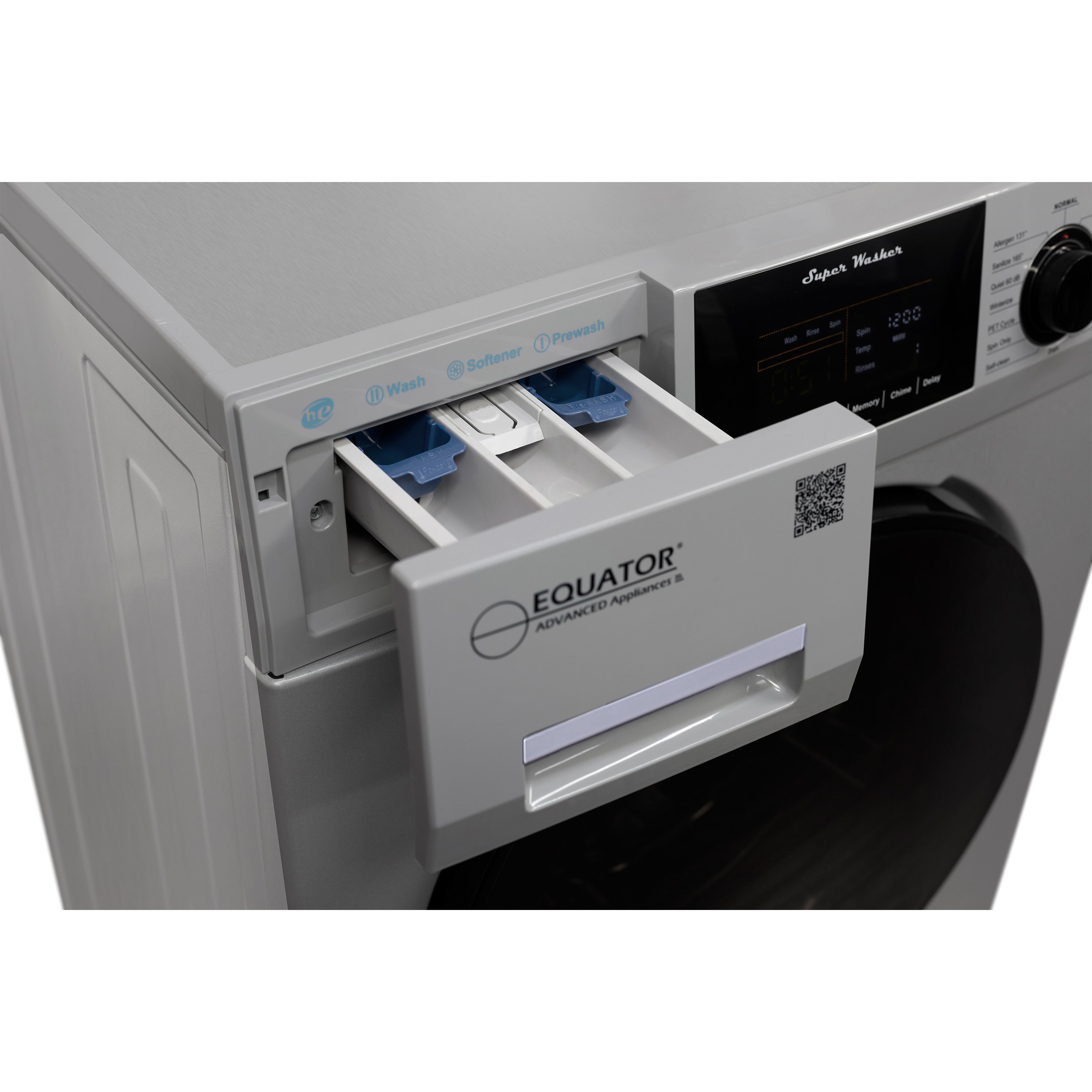 Conserv Compact Washer 1.6cf/15lbs Sani Allergen PET CYCLE 15 Programs 110V Conserv Compact Washer 1.6cf/15lbs Sani Allergen PET CYCLE 15 Programs 110V