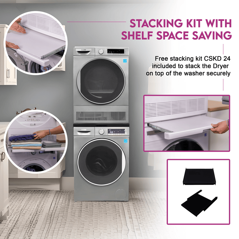 Conserv LUXURY Washer 2.2cf 110V+Condensing Dryer 4cf 220V 2 Year Warranty Conserv LUXURY Washer 2.2cf 110V+Condensing Dryer 4cf 220V 2 Year Warranty