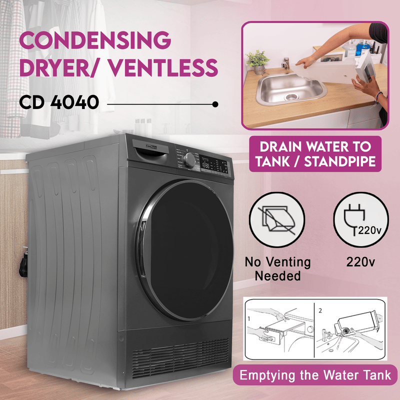 Conserv LUXURY Washer 2.2cf 110V+Condensing Dryer 4cf 220V 2 Year Warranty Conserv LUXURY Washer 2.2cf 110V+Condensing Dryer 4cf 220V 2 Year Warranty