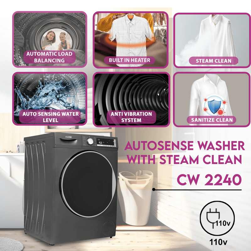 Conserv LUXURY Washer 2.2cf 110V+Condensing Dryer 4cf 220V 2 Year Warranty Conserv LUXURY Washer 2.2cf 110V+Condensing Dryer 4cf 220V 2 Year Warranty