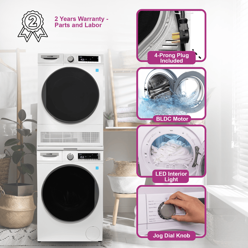 Conserv LUXURY Washer 2.2cf 110V+Condensing Dryer 4cf 220V 2 Year Warranty Conserv LUXURY Washer 2.2cf 110V+Condensing Dryer 4cf 220V 2 Year Warranty
