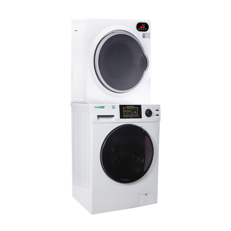 CONSERV ECONOMY STACKABLE 13 lbs EW 826 Washer + ED 848 ULTRA Compact Vented Sensor Dryer 2.6cf 110V CONSERV ECONOMY STACKABLE 13 lbs EW 826 Washer + ED 848 ULTRA Compact Vented Sensor Dryer 2.6cf 110V