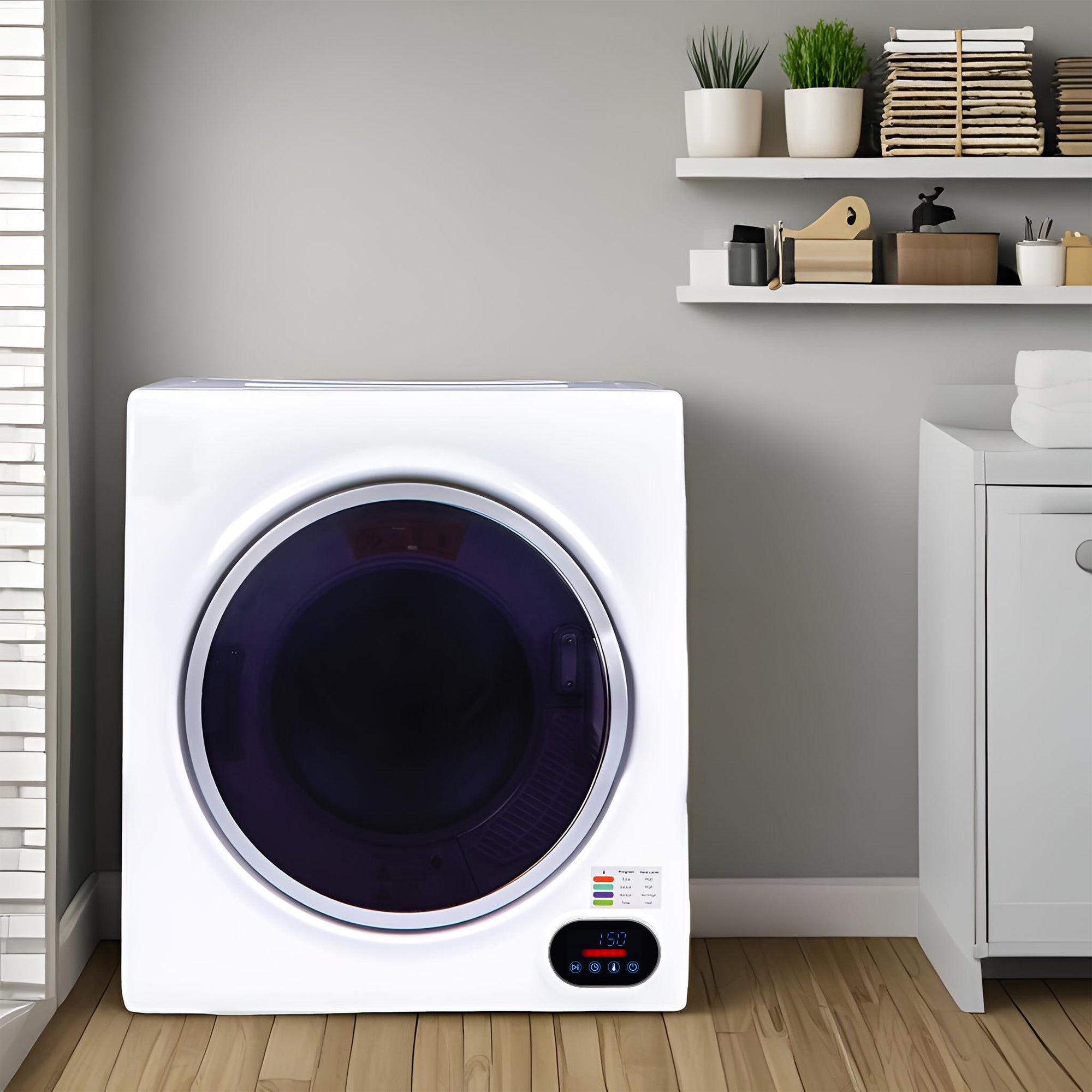 Conserv Compact Vented Sensor Dryer 3.5cf/13lbs 110V Bottom control DIGITAL Conserv Compact Vented Sensor Dryer 3.5cf/13lbs 110V Bottom control DIGITAL