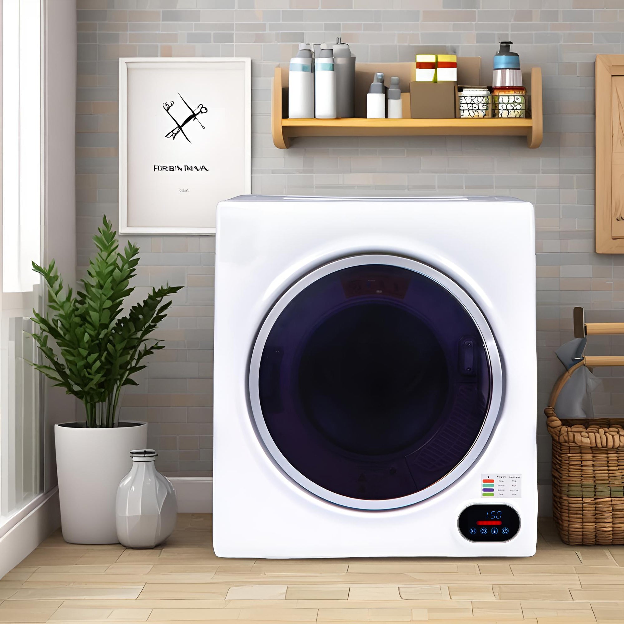 Conserv Compact Vented Sensor Dryer 3.5cf/13lbs 110V Bottom control DIGITAL Conserv Compact Vented Sensor Dryer 3.5cf/13lbs 110V Bottom control DIGITAL