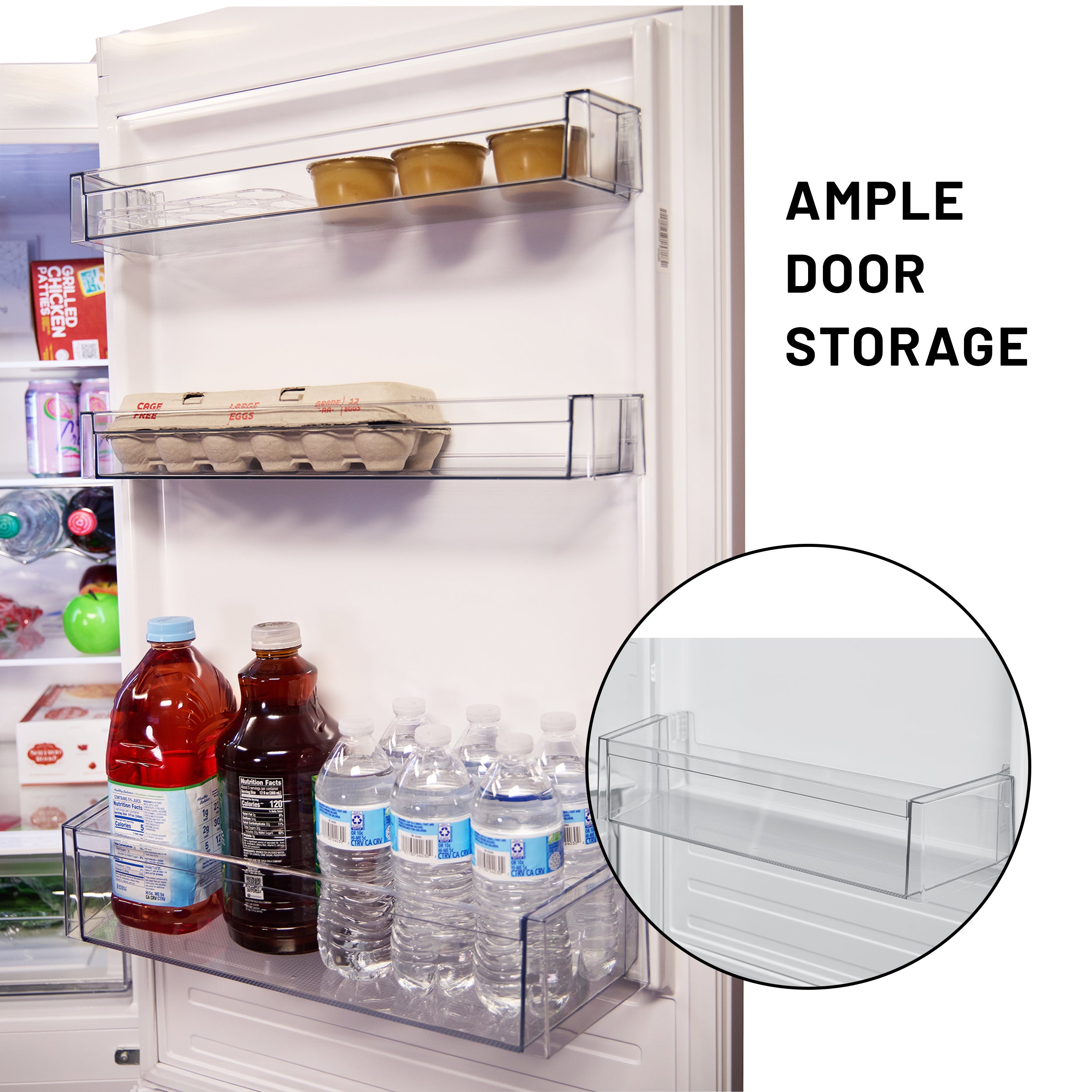 Conserv 12cf No Frost Bottom Freezer Refrigerator Wine Rack GARAGE READY E-Star Conserv 12cf No Frost Bottom Freezer Refrigerator Wine Rack GARAGE READY E-Star