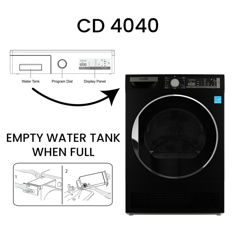 Conserv LUXURY Washer 2.2cf 110V+Condensing Dryer 4cf 220V 2 Year Warranty Conserv LUXURY Washer 2.2cf 110V+Condensing Dryer 4cf 220V 2 Year Warranty