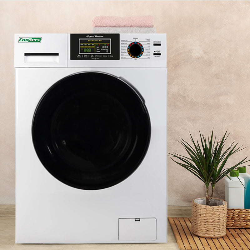 Conserv Super Washer 1.9cf/18lbs Sani Allergen Winterize 1400RPM White 110V Conserv Super Washer 1.9cf/18lbs Sani Allergen Winterize 1400RPM White 110V