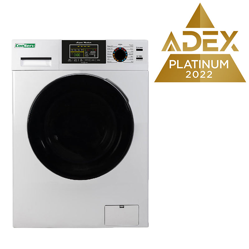 Conserv Super Washer 1.9cf/18lbs Sani Allergen Winterize 1400RPM White 110V Conserv Super Washer 1.9cf/18lbs Sani Allergen Winterize 1400RPM White 110V