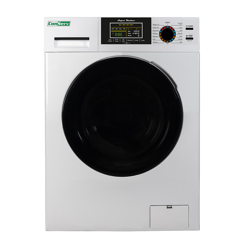 Conserv Super Washer 1.9cf/18lbs Sani Allergen Winterize 1400RPM White 110V Conserv Super Washer 1.9cf/18lbs Sani Allergen Winterize 1400RPM White 110V