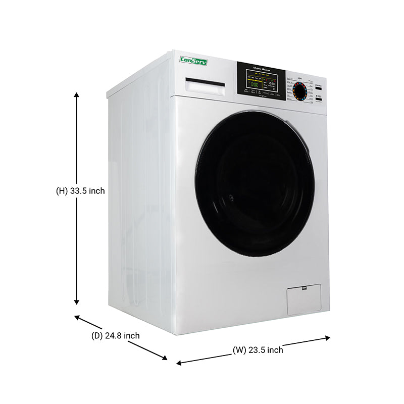 Conserv Super Washer 1.9cf/18lbs Sani Allergen Winterize 1400RPM White 110V Conserv Super Washer 1.9cf/18lbs Sani Allergen Winterize 1400RPM White 110V