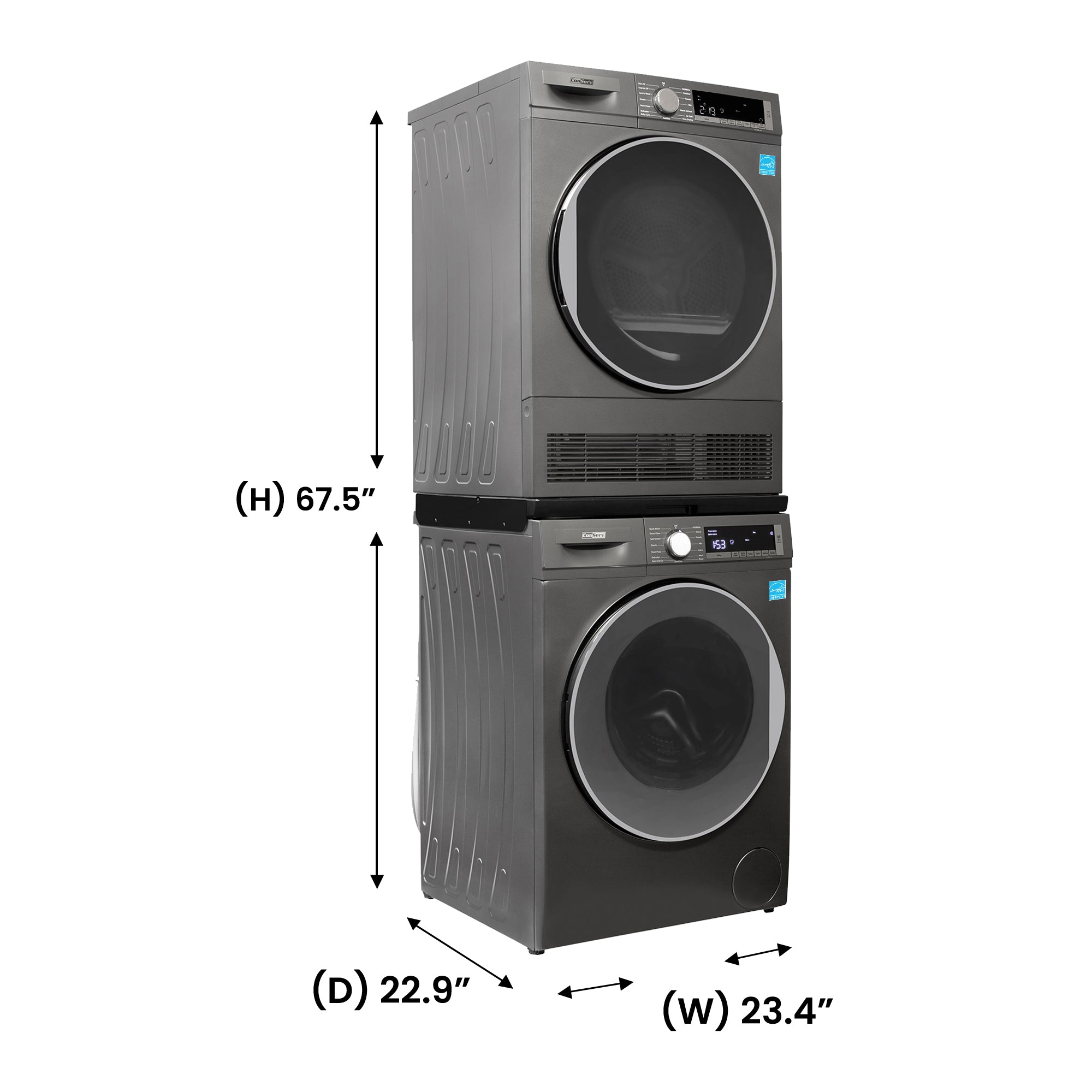 Conserv LUXURY Washer 2.2cf 110V+Condensing Dryer 4cf 220V 2 Year Warranty Conserv LUXURY Washer 2.2cf 110V+Condensing Dryer 4cf 220V 2 Year Warranty