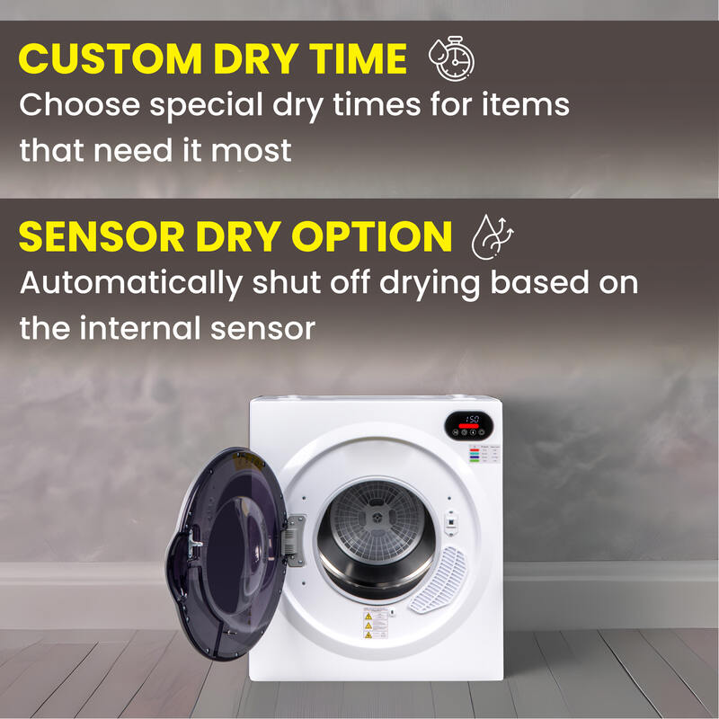 Conserv Ultra Compact Short Vented SENSOR Dryer 2.6cf/10lb LED Ops 110V/1400W Conserv Ultra Compact Short Vented SENSOR Dryer 2.6cf/10lb LED Ops 110V/1400W
