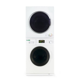 Space-saving  Stackable Washer and Dryer set, Quiet, Winterize, Auto-Dry