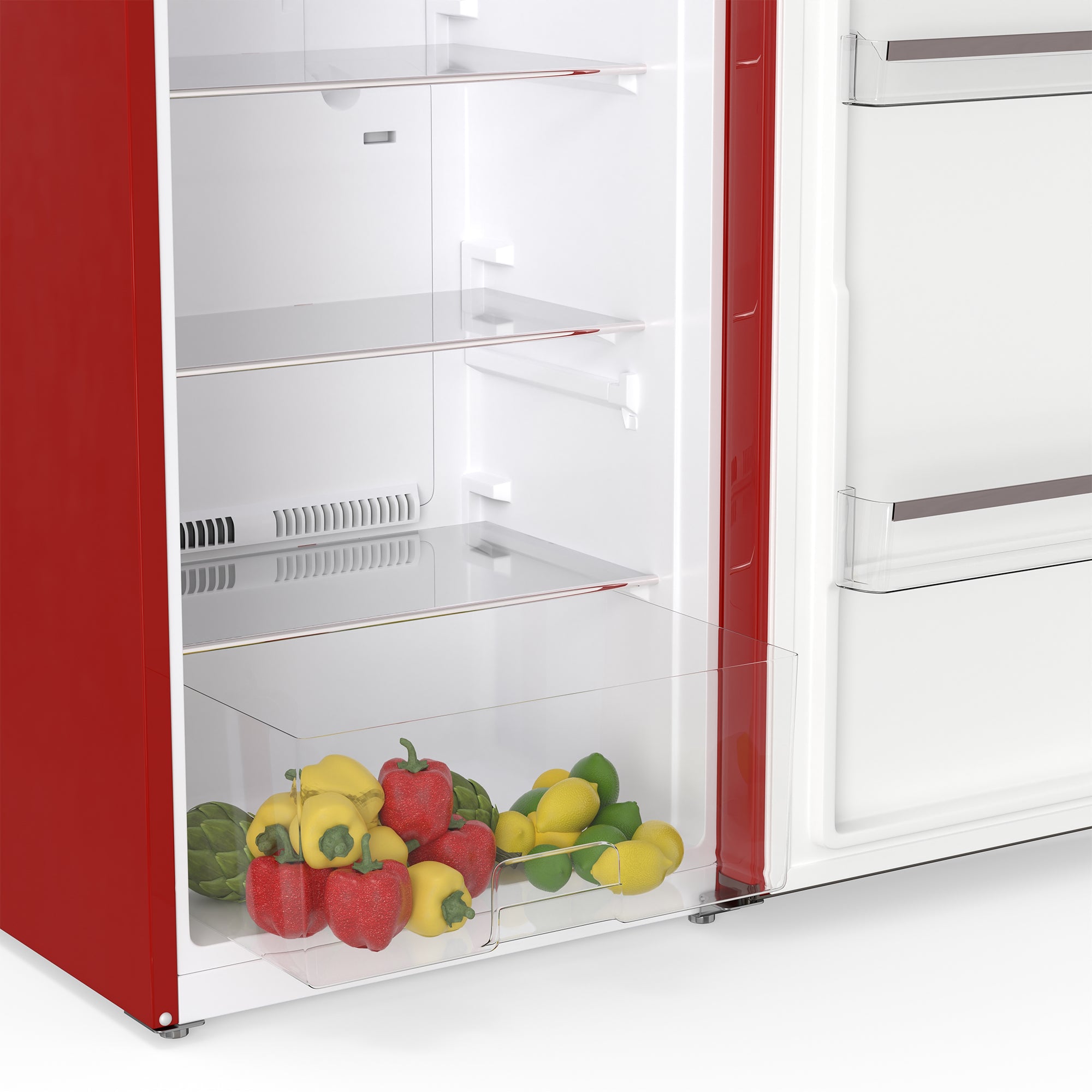 Conserv 24in Retro Set Refrigerator 11cf + Upright Freezer 8.3cf E-Star 110V Conserv 24in Retro Set Refrigerator 11cf + Upright Freezer 8.3cf E-Star 110V