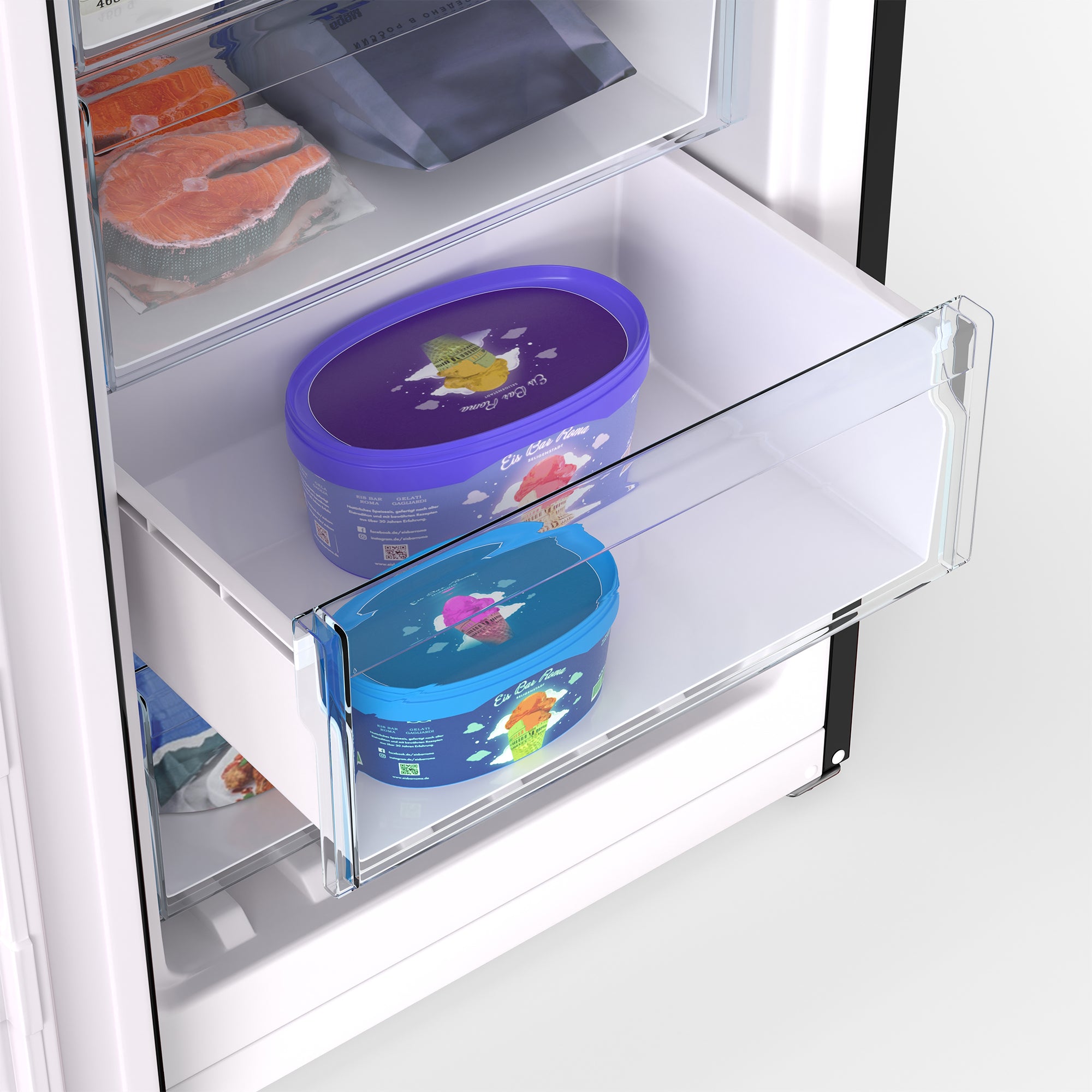 Conserv 24in Retro Set Refrigerator 11cf + Upright Freezer 8.3cf E-Star 110V Conserv 24in Retro Set Refrigerator 11cf + Upright Freezer 8.3cf E-Star 110V