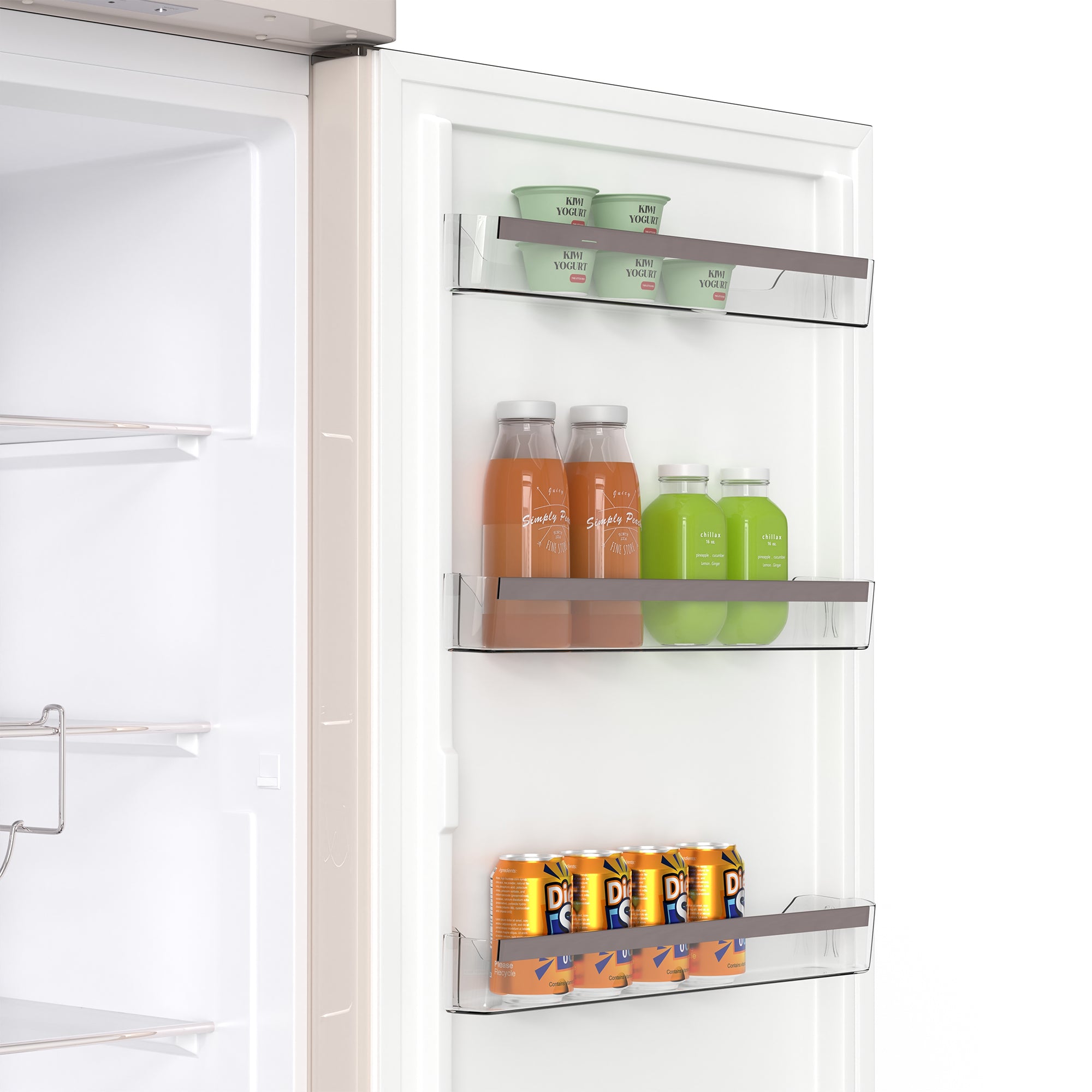 Conserv 24in Retro Set Refrigerator 11cf + Upright Freezer 8.3cf E-Star 110V Conserv 24in Retro Set Refrigerator 11cf + Upright Freezer 8.3cf E-Star 110V