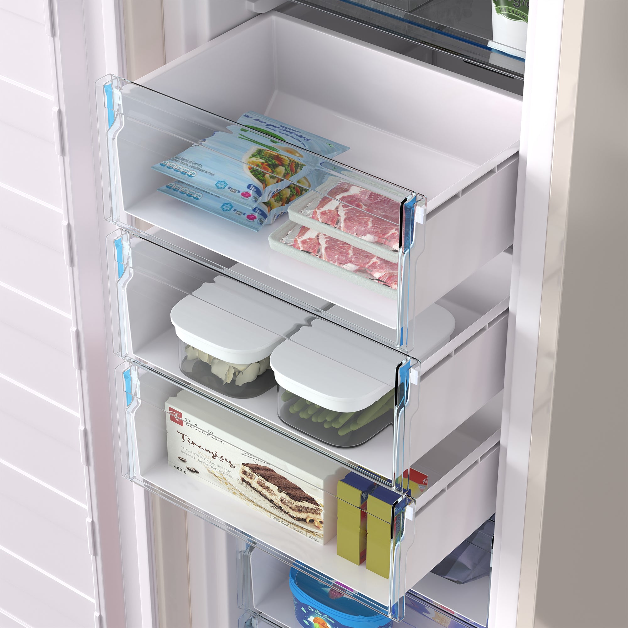 Conserv 24in Retro Set Refrigerator 11cf + Upright Freezer 8.3cf E-Star 110V Conserv 24in Retro Set Refrigerator 11cf + Upright Freezer 8.3cf E-Star 110V
