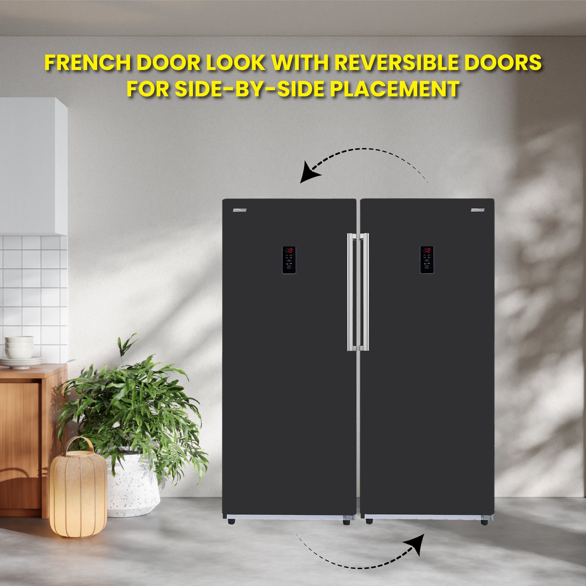 Conserv 17cf Upright Freezer CONVERTIBLE REF Garage Ready E-Star 28in wide 110V Conserv 17cf Upright Freezer CONVERTIBLE REF Garage Ready E-Star 28in wide 110V