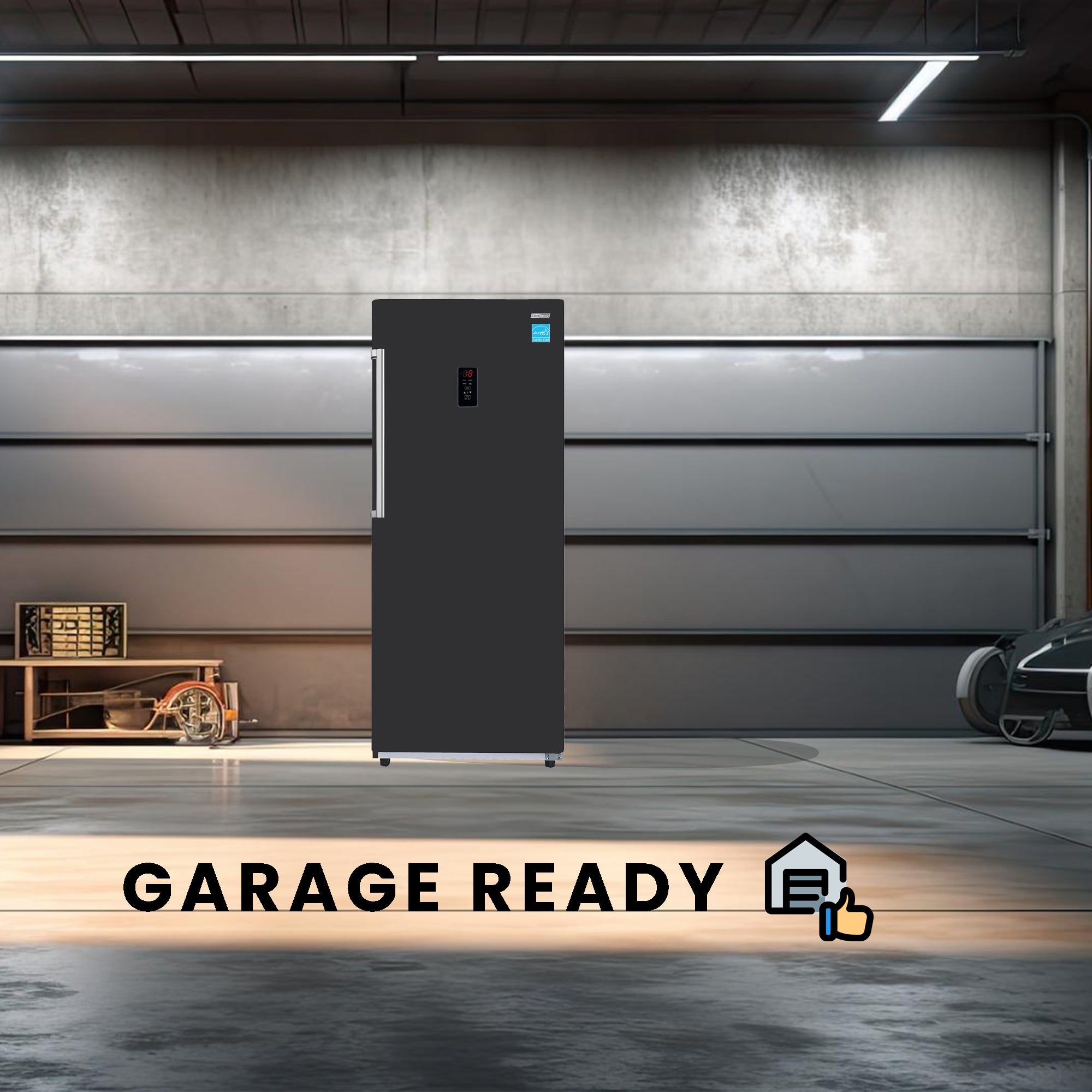 Conserv 14cf Upright Freezer CONVERTIBLE REF Garage Ready E-Star 28in wide 110V Conserv 14cf Upright Freezer CONVERTIBLE REF Garage Ready E-Star 28in wide 110V