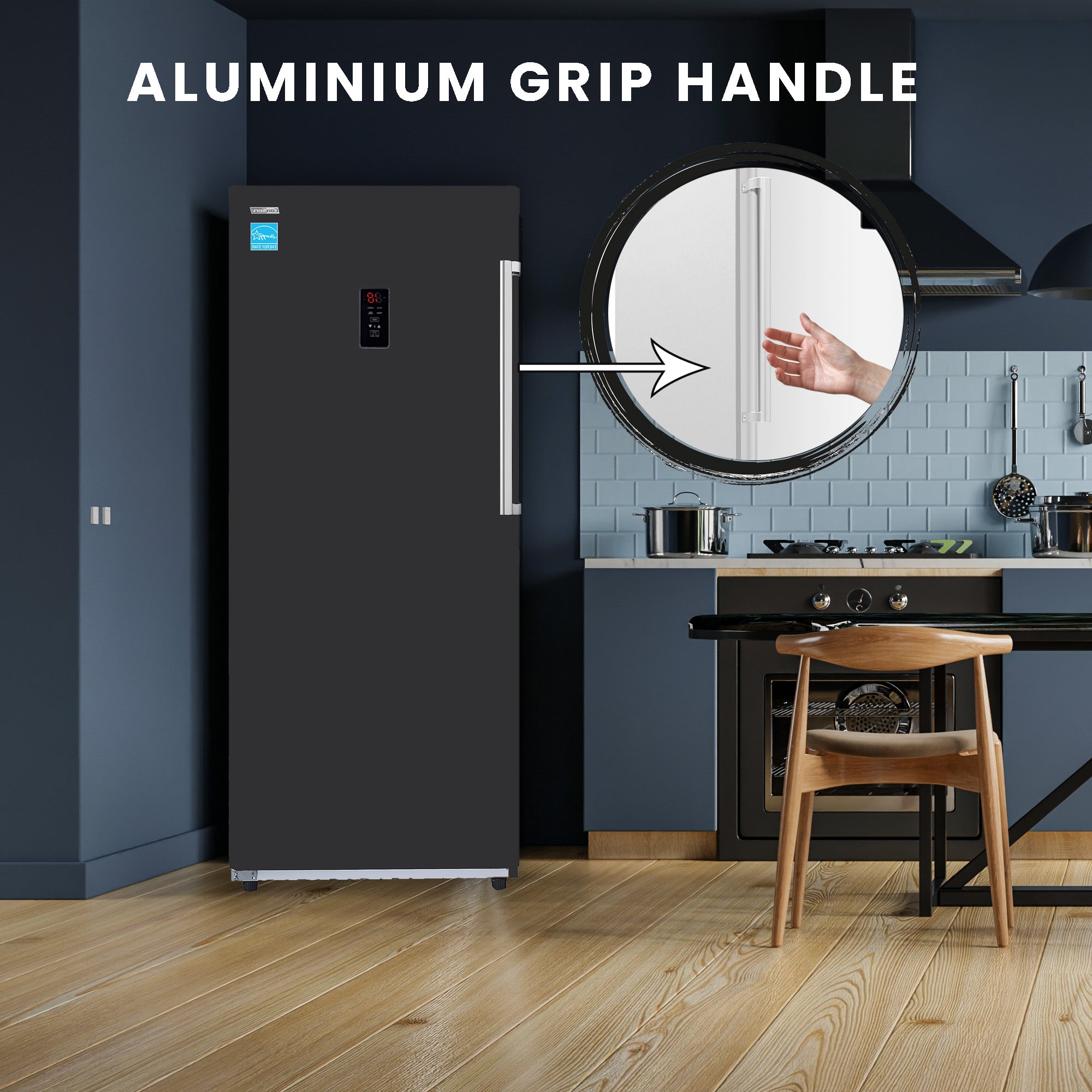 Conserv 14cf Upright Freezer CONVERTIBLE REF Garage Ready E-Star 28in wide 110V Conserv 14cf Upright Freezer CONVERTIBLE REF Garage Ready E-Star 28in wide 110V