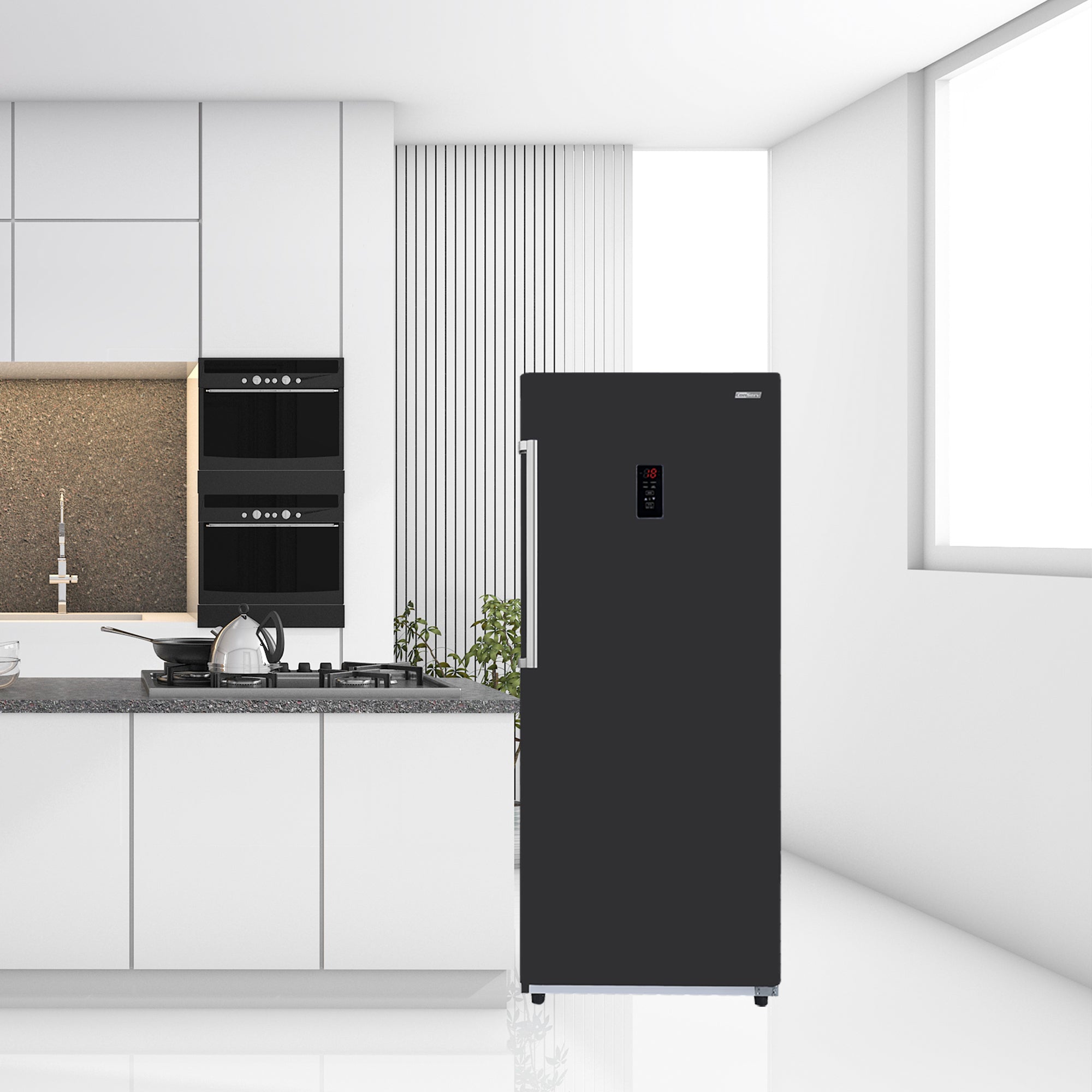 Conserv 17cf Upright Freezer CONVERTIBLE REF Garage Ready E-Star 28in wide 110V Conserv 17cf Upright Freezer CONVERTIBLE REF Garage Ready E-Star 28in wide 110V