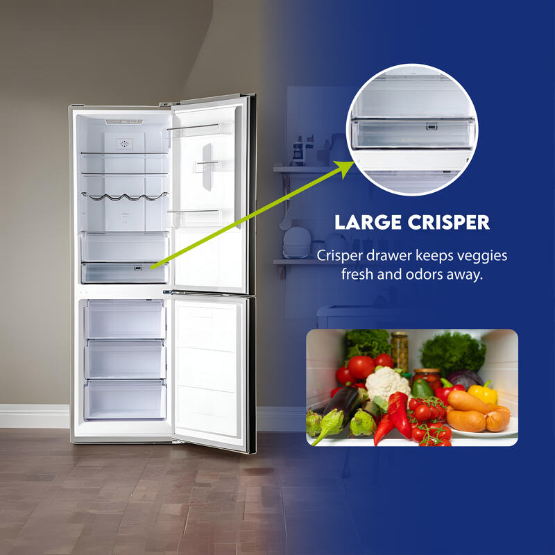 Conserv 11.5cf Tall Frost Free Ref-Freezer 24in Wine Rack E-Star 43dB Stainless Conserv 11.5cf Tall Frost Free Ref-Freezer 24in Wine Rack E-Star 43dB Stainless