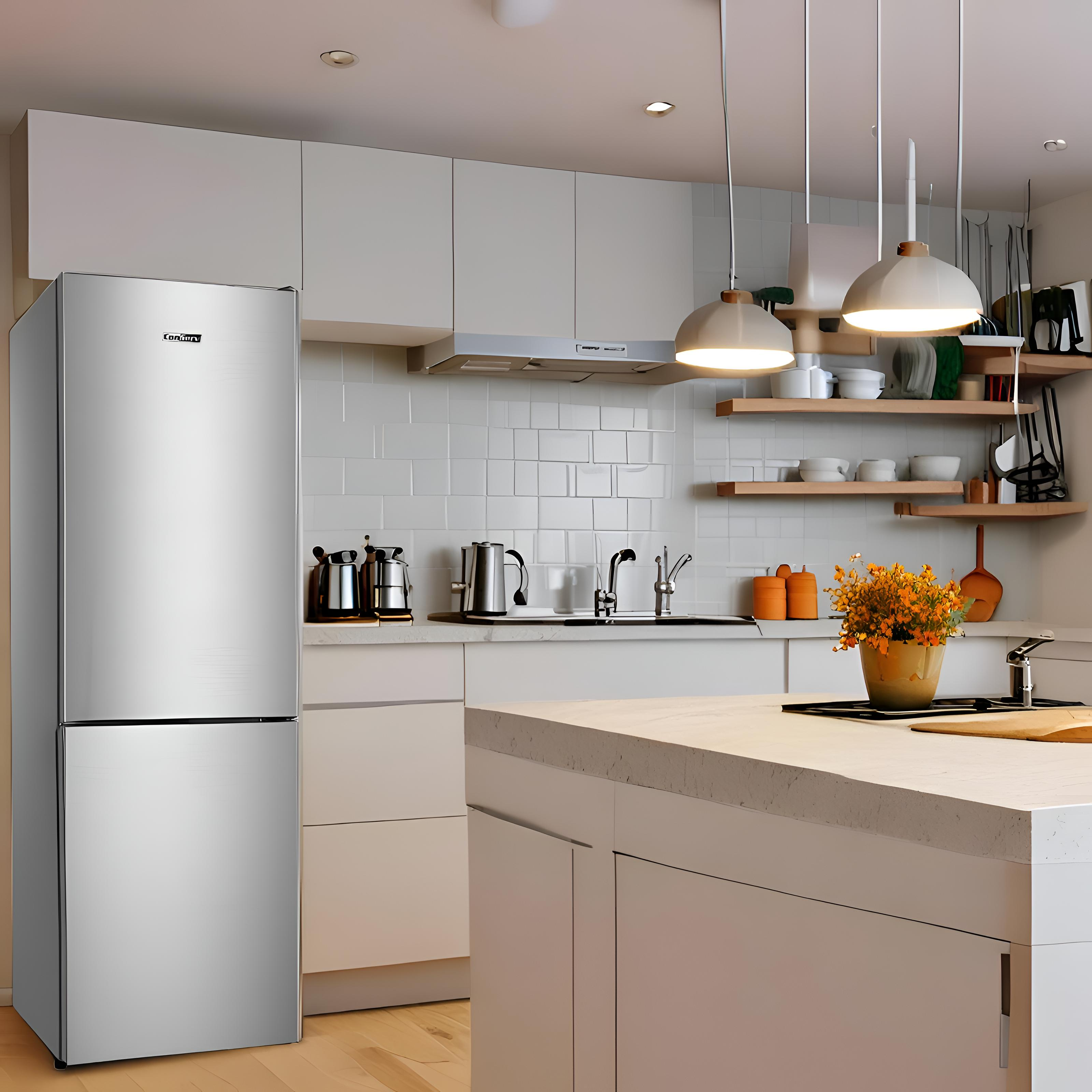 Conserv 11.5cf Tall Frost Free Ref-Freezer 24in Wine Rack E-Star 43dB Stainless Conserv 11.5cf Tall Frost Free Ref-Freezer 24in Wine Rack E-Star 43dB Stainless
