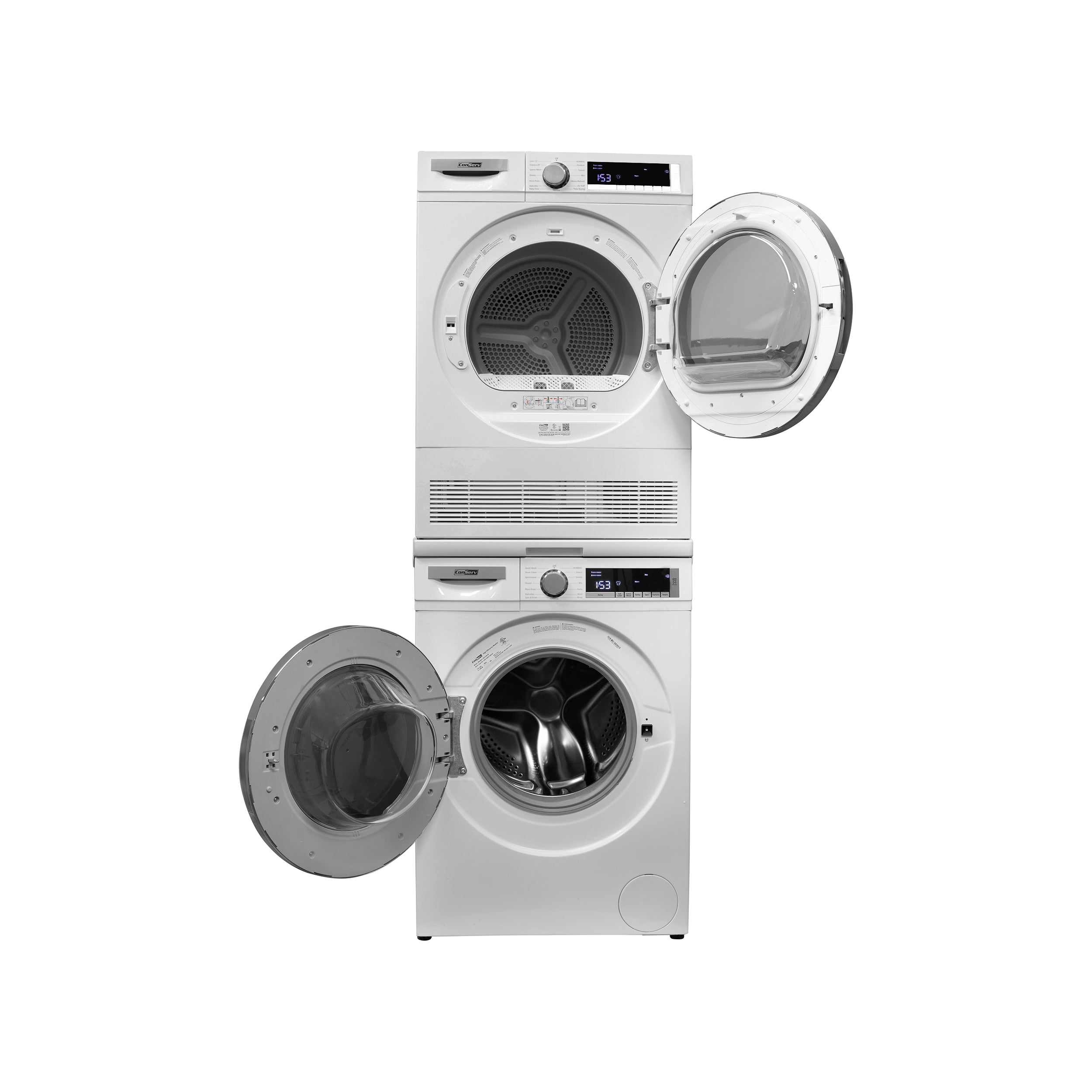 Conserv LUXURY Washer 2.2cf 110V+Condensing Dryer 4cf 220V 2 Year Warranty Conserv LUXURY Washer 2.2cf 110V+Condensing Dryer 4cf 220V 2 Year Warranty