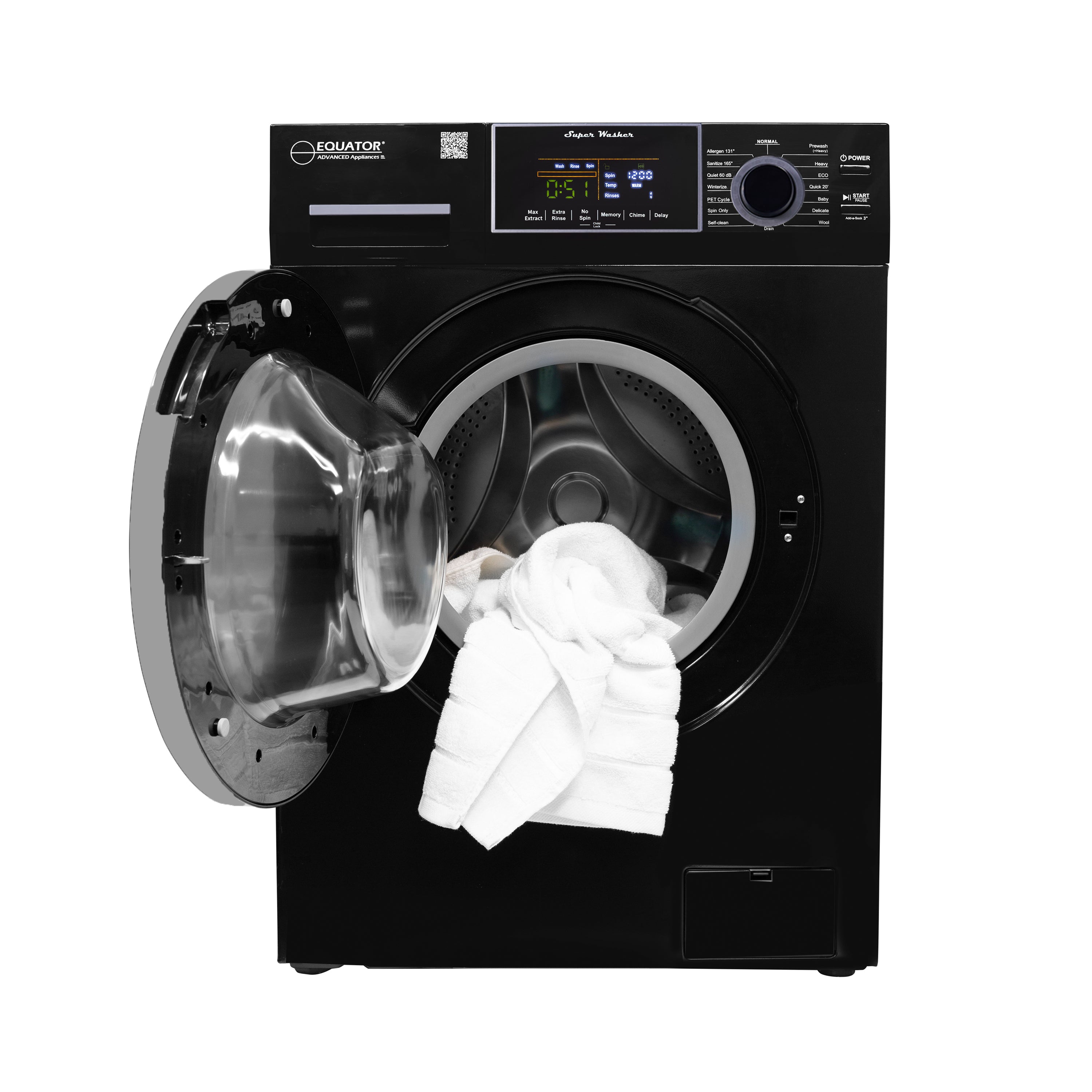 Conserv Compact Washer 1.6cf/15lbs Sani Allergen PET CYCLE 15 Programs 110V Conserv Compact Washer 1.6cf/15lbs Sani Allergen PET CYCLE 15 Programs 110V