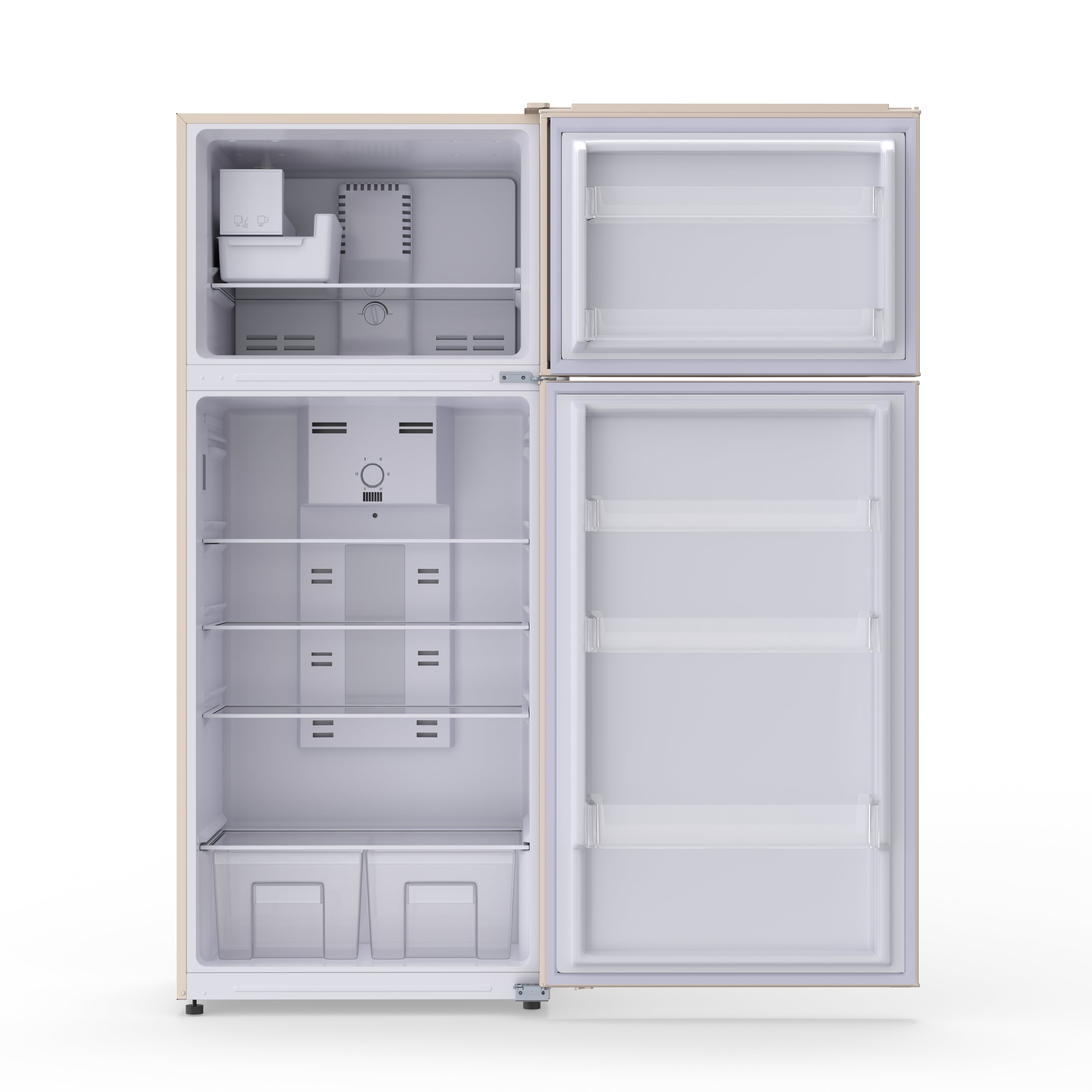 Conserv 30 in. RETRO Refrigerator 18cf Top Mount w/Factory installed ICE MAKER 110V w/Retro Handle Conserv 30 in. RETRO Refrigerator 18cf Top Mount w/Factory installed ICE MAKER 110V w/Retro Handle