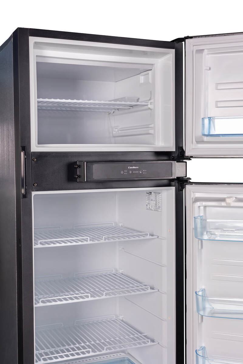 Conserv 12V/DC Refrigerator Freezer 10cf Stainless for RV BOAT OFF-GRID 2 Doors Conserv 12V/DC Refrigerator Freezer 10cf Stainless for RV BOAT OFF-GRID 2 Doors