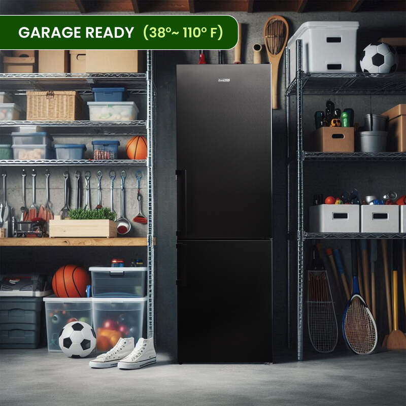Conserv 12cf No Frost Bottom Freezer Refrigerator Wine Rack GARAGE READY E-Star Conserv 12cf No Frost Bottom Freezer Refrigerator Wine Rack GARAGE READY E-Star