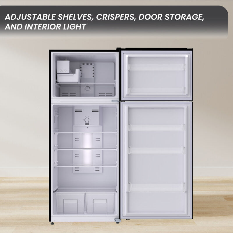 Conserv 30 in. RETRO Refrigerator 18cf Top Mount w/Factory installed ICE MAKER 110V w/Retro Handle Conserv 30 in. RETRO Refrigerator 18cf Top Mount w/Factory installed ICE MAKER 110V w/Retro Handle