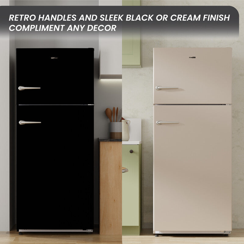 Conserv 30 in. RETRO Refrigerator 18cf Top Mount w/Factory installed ICE MAKER 110V w/Retro Handle Conserv 30 in. RETRO Refrigerator 18cf Top Mount w/Factory installed ICE MAKER 110V w/Retro Handle
