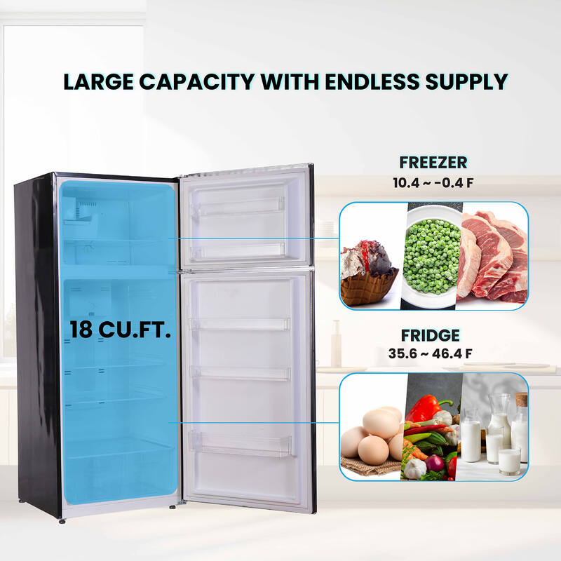 Conserv 30 in. RETRO Refrigerator 18cf Top Mount w/Factory installed ICE MAKER 110V w/Retro Handle Conserv 30 in. RETRO Refrigerator 18cf Top Mount w/Factory installed ICE MAKER 110V w/Retro Handle