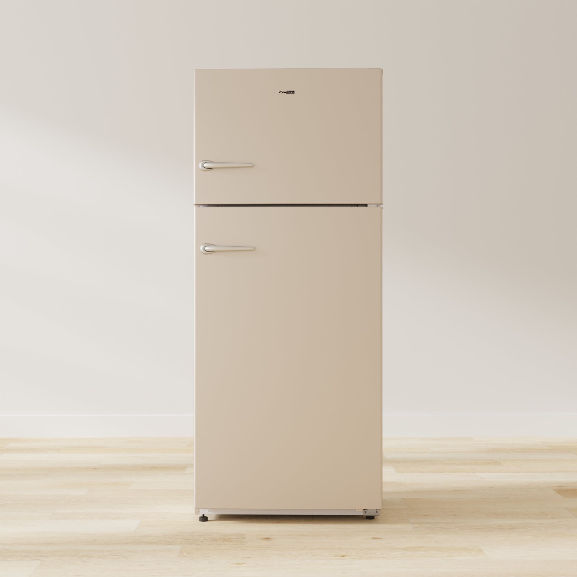Conserv 30 in. RETRO Refrigerator 18cf Top Mount w/Factory installed ICE MAKER 110V w/Retro Handle Conserv 30 in. RETRO Refrigerator 18cf Top Mount w/Factory installed ICE MAKER 110V w/Retro Handle