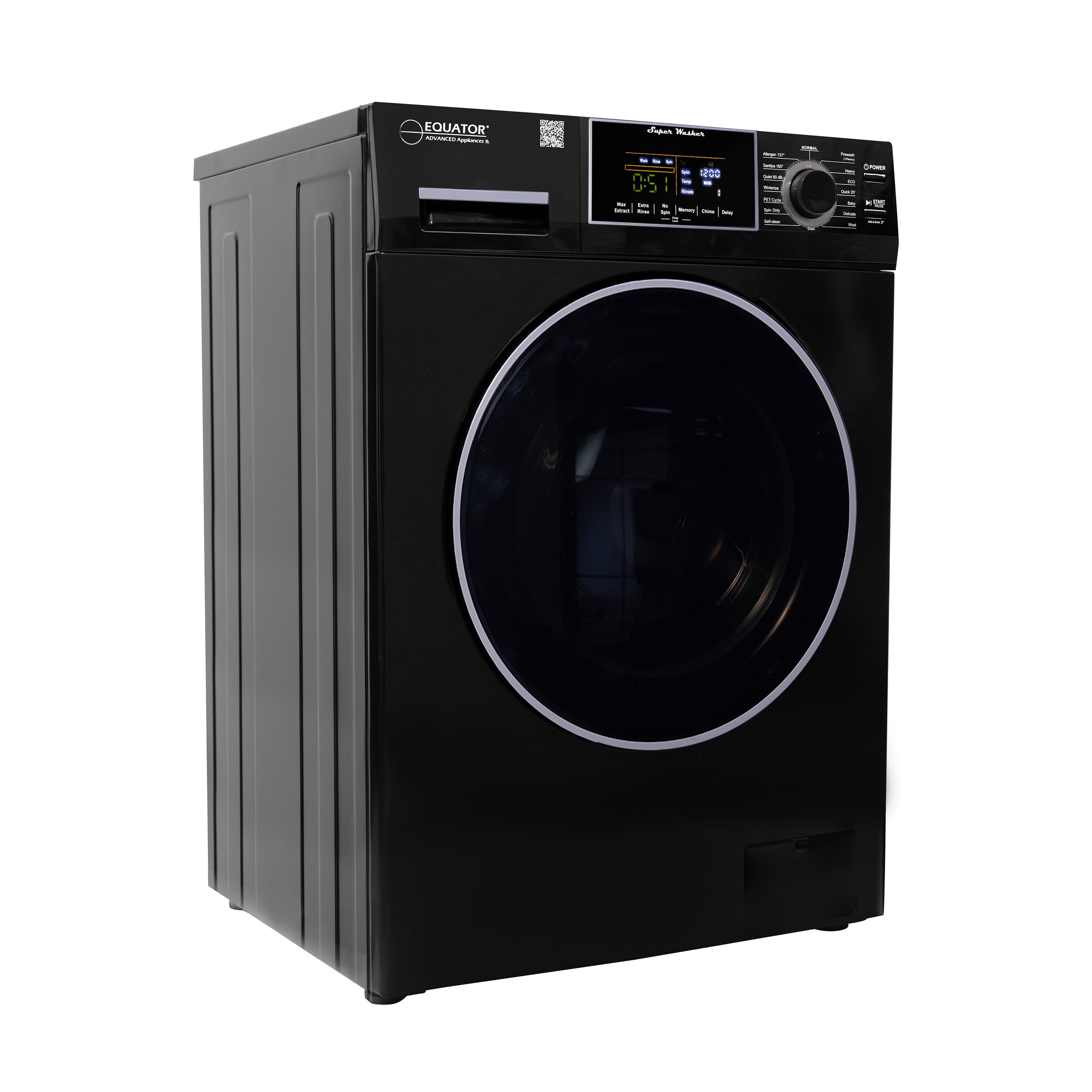 Conserv Compact Washer 1.6cf/15lbs Sani Allergen PET CYCLE 15 Programs 110V Conserv Compact Washer 1.6cf/15lbs Sani Allergen PET CYCLE 15 Programs 110V