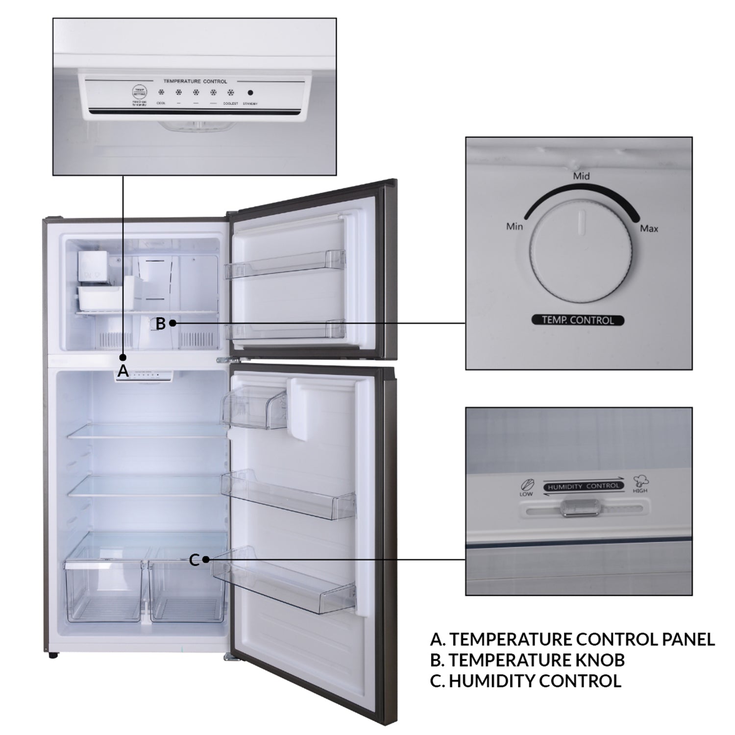 Conserv 30in Apartment Refrigerator 18cf Top Freezer FACTORY INSTALLED ICE MAKER E-Star 110V Conserv 30in Apartment Refrigerator 18cf Top Freezer FACTORY INSTALLED ICE MAKER E-Star 110V