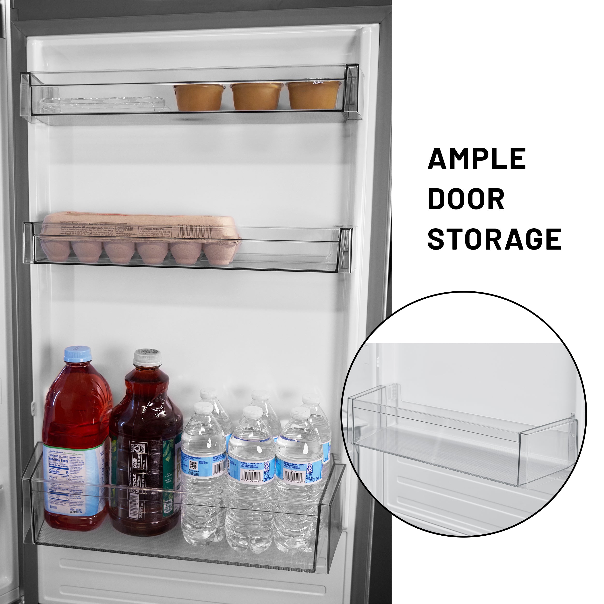 Conserv 12cf No Frost Bottom Freezer Refrigerator Wine Rack GARAGE READY E-Star Conserv 12cf No Frost Bottom Freezer Refrigerator Wine Rack GARAGE READY E-Star