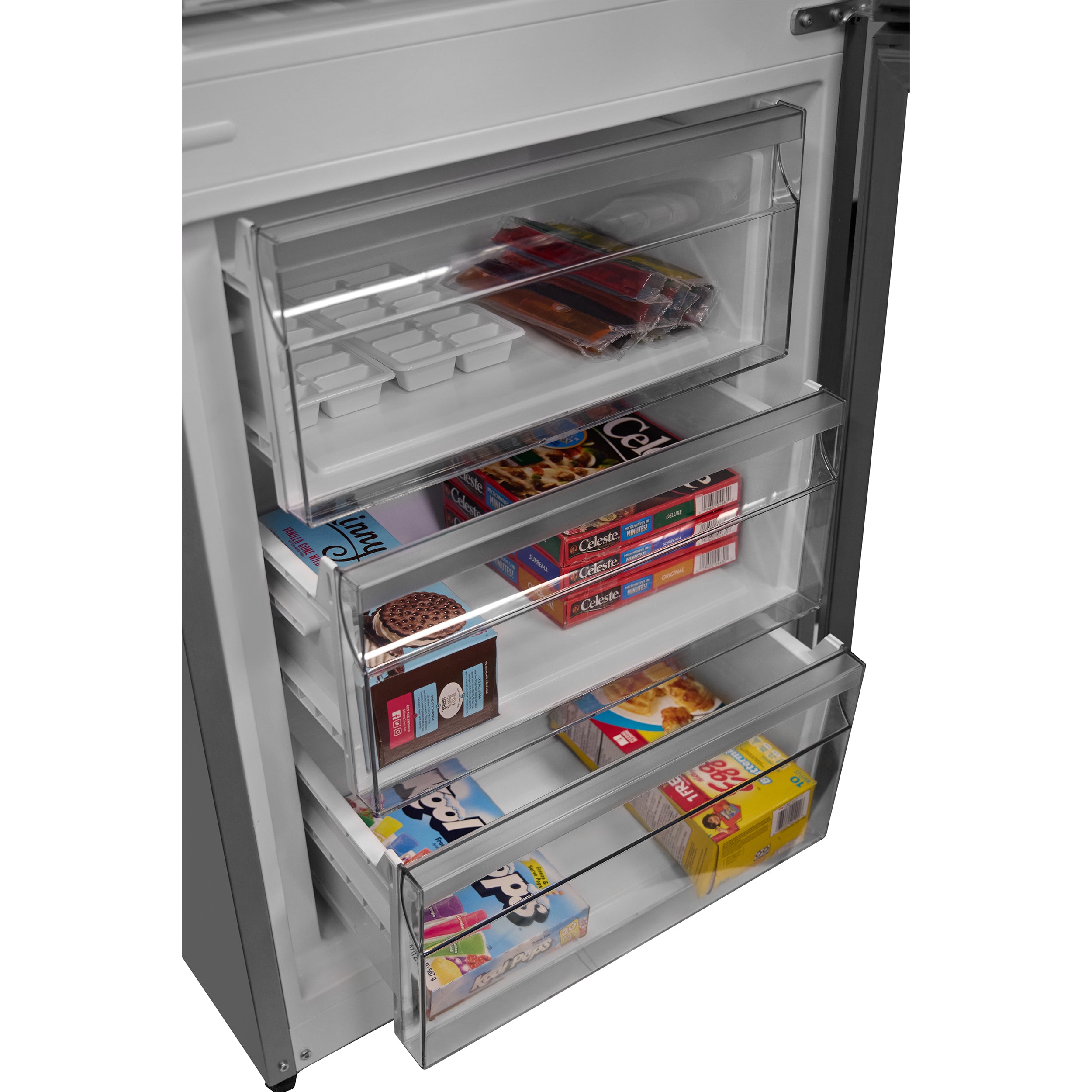 Conserv 12cf No Frost Bottom Freezer Refrigerator Wine Rack GARAGE READY E-Star Conserv 12cf No Frost Bottom Freezer Refrigerator Wine Rack GARAGE READY E-Star