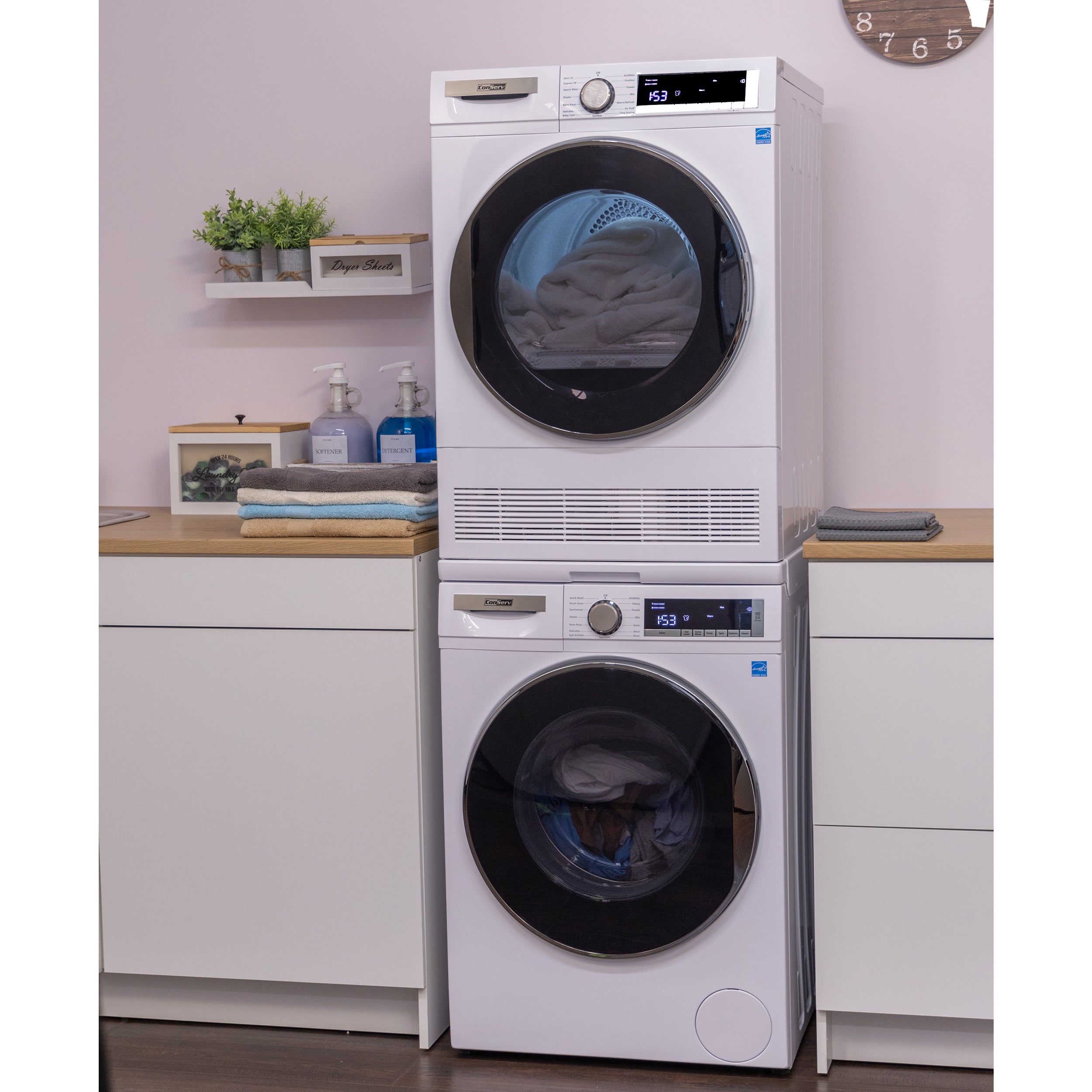 Conserv LUXURY Washer 2.2cf 110V+Condensing Dryer 4cf 220V 2 Year Warranty Conserv LUXURY Washer 2.2cf 110V+Condensing Dryer 4cf 220V 2 Year Warranty
