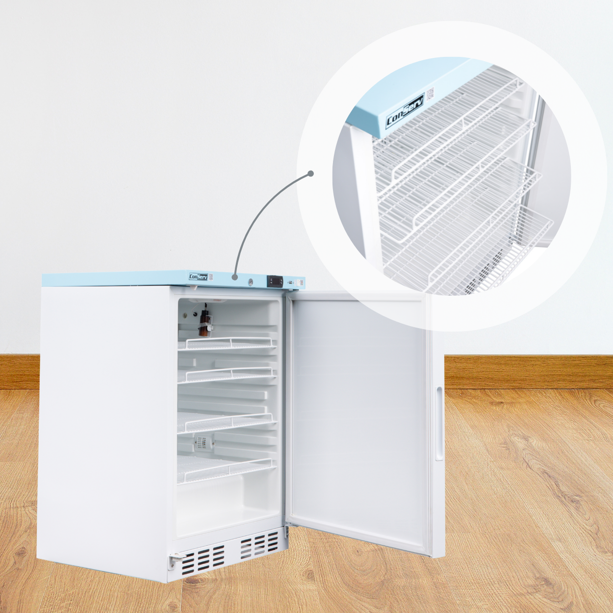 Conserv Compact 24in COMMERCIAL/PHARMACEUTICAL Refrigerator 3.9cf WIFI 110V Conserv Compact 24in COMMERCIAL/PHARMACEUTICAL Refrigerator 3.9cf WIFI 110V