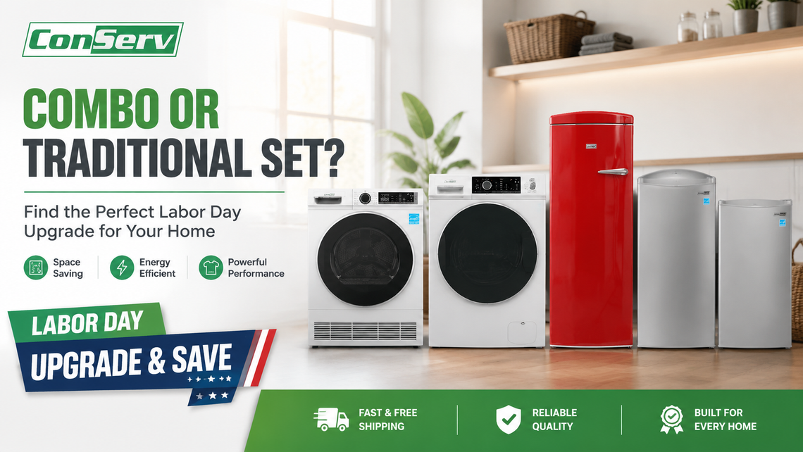 Combo Washer Dryer vs Traditional Washer and Dryer Sets: Which Labor Day Upgrade Is Right for Your Home?
