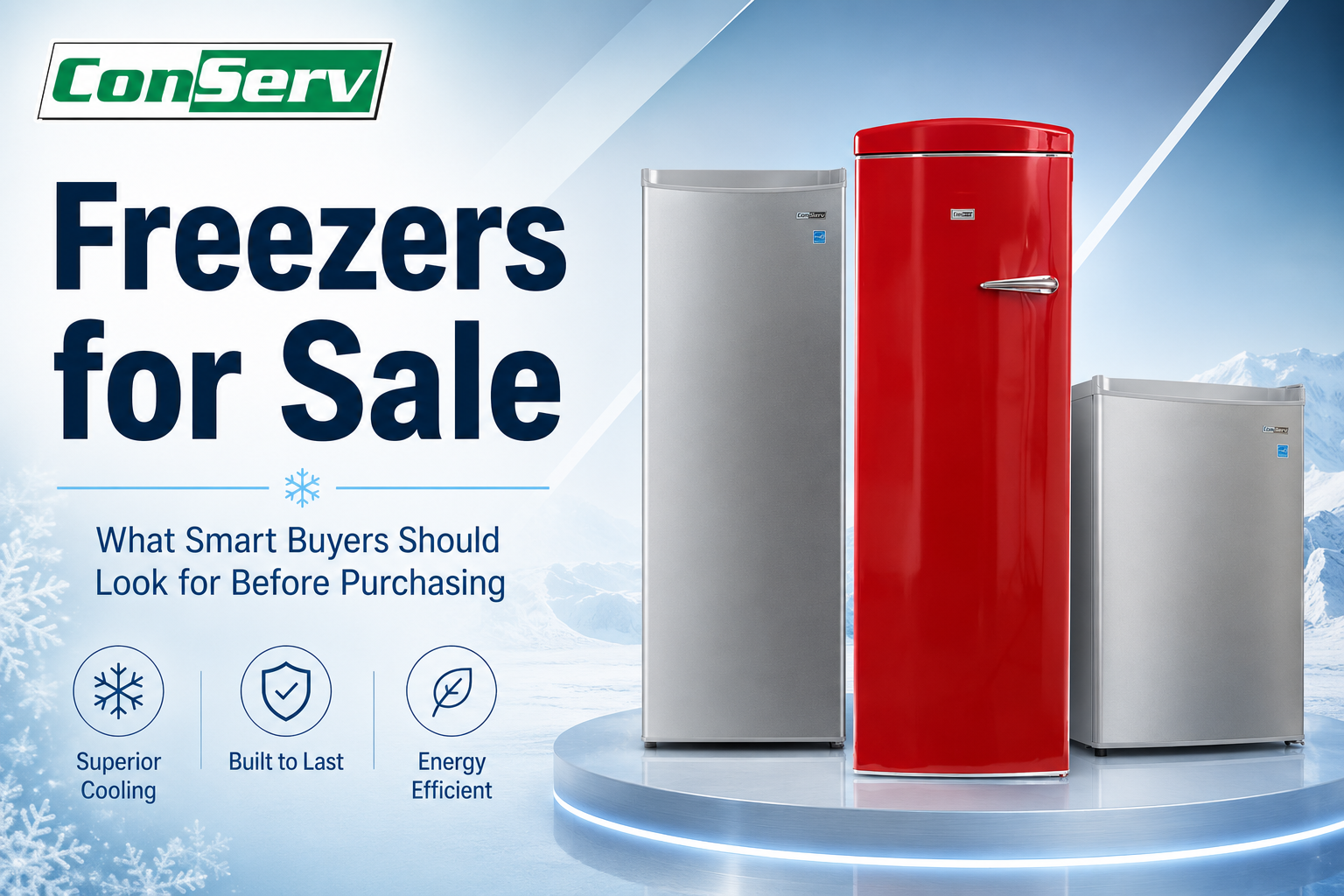 Freezers for Sale: What Smart Buyers Should Look for Before Purchasing