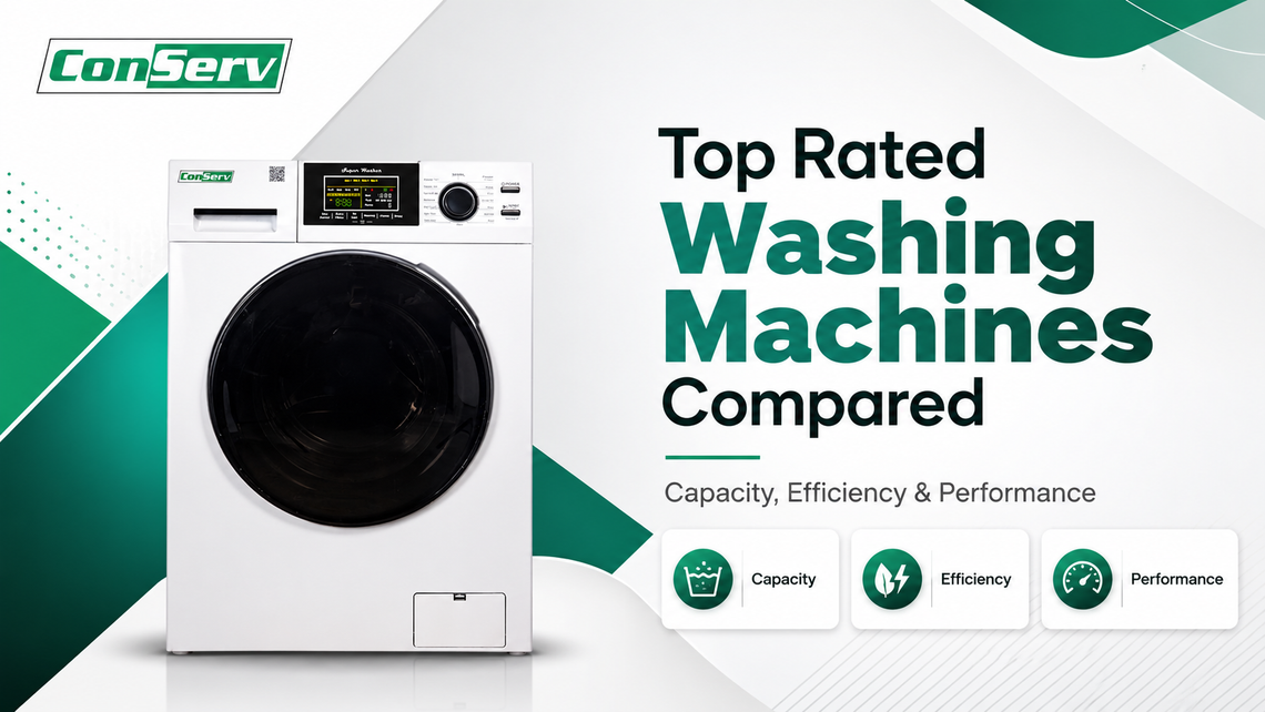 Top Rated Washing Machines Compared: Capacity, Efficiency, and Performance