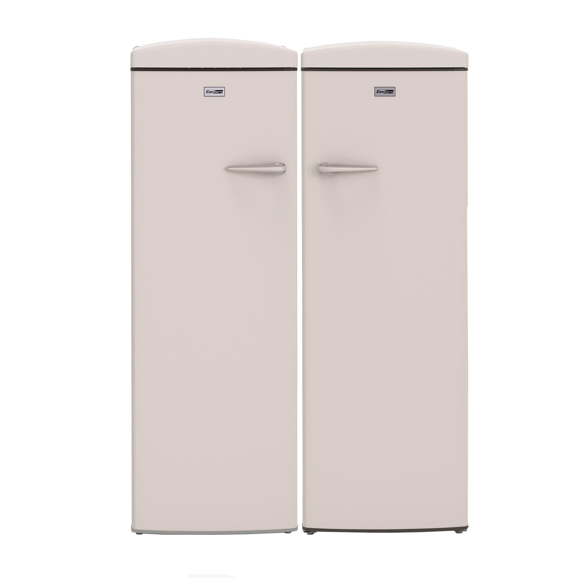 Conserv 24in Retro Set Refrigerator 11cf + Upright Freezer 8.3cf E-Star 110V