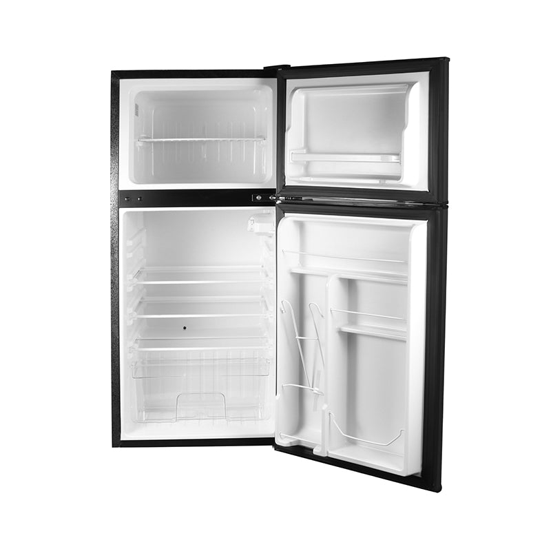ConServ 4.5cu.ft 2 Door Mini Freestanding Refrigerator with Freezer in Black