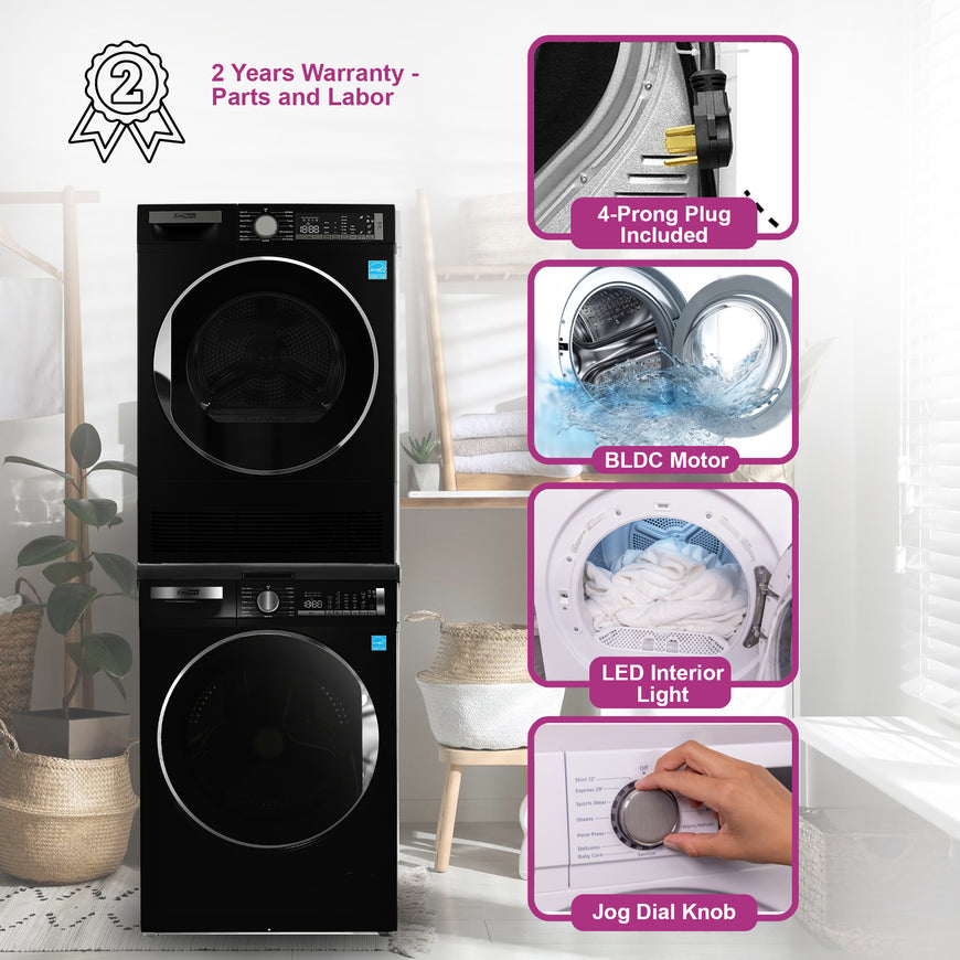 Conserv LUXURY Washer 2.2cf 110V+Condensing Dryer 4cf 220V 2 Year Warranty